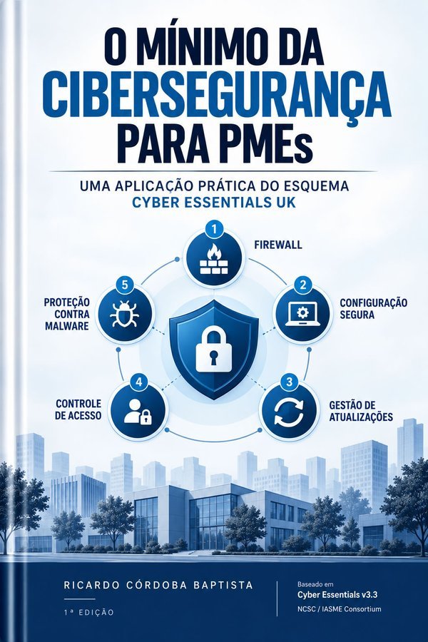Portada del libro O Mínimo da Cibersegurança para PMEs